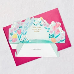 Hallmark Easter Bunny In Basket 3D Pop-Up Easter Card -Hallmark Gift Shop Easter Bunny in Basket 3D PopUp Easter Card 5EAA7109 08