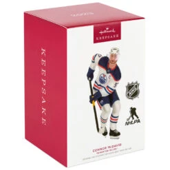 Hallmark NHL® Edmonton Oilers® Connor McDavid Ornament -Hallmark Gift Shop Edmonton Oilers Connor McDavid Keepsake Ornament 2299QXI7169 04