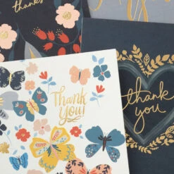 Hallmark Elegant Florals Boxed Blank Thank-You Notes Assortment, Pack Of 48 -Hallmark Gift Shop Elegant Florals Assorted Boxed ThankYou Cards 5STZ1169 03