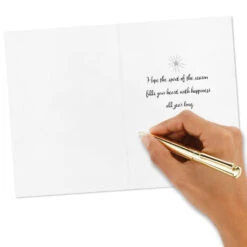 Hallmark Opulent Green And Gold Tree Boxed Christmas Cards, Pack Of 12 -Hallmark Gift Shop Elegant Green Tree Boxed Christmas Cards Pack 1XPX5754 06