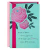 Hallmark Thanks For Your Love And Caring Birthday Card For Mom -Hallmark Gift Shop Elegant Pink Foil Flowers Birthday Card for Mom 659FBD4726 01