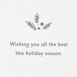 Hallmark Elegant Script Boxed Christmas Cards, Pack Of 10 -Hallmark Gift Shop Elegant Script Boxed Christmas Cards 1XSJ1029 04