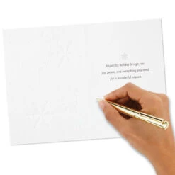 Hallmark Elegant Snowflakes Boxed Holiday Cards, Pack Of 12 -Hallmark Gift Shop Elegant Snowflakes Boxed Christmas Cards 1XPX1461 06