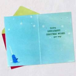 Hallmark Elf Singing Loud For All To Hear Christmas Card With Spinner -Hallmark Gift Shop Elf Clausometer Christmas Card 659XZH1205 03