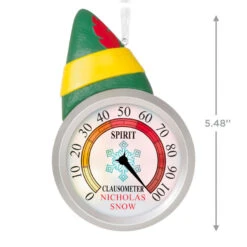 Hallmark Elf™ Clausometer Personalized Ornament With Light -Hallmark Gift Shop Elf Clausometer Personalized Keepsake Ornament With Light 2999QHE2117B1 03
