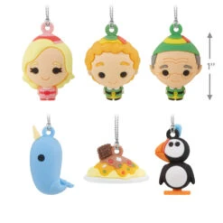 Mini Elf Shatterproof Hallmark Ornaments, Set Of 6 -Hallmark Gift Shop Elf the Movie Christmas Ornaments 3HCM4202 04