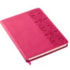 Hallmark Embossed Border Fuchsia Faux Leather Notebook -Hallmark Gift Shop Embossed Border Fuchsia Faux Leather Notebook 5HWJ6937 01