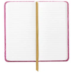 Hallmark Etched Leaves Pink Slim Notebook -Hallmark Gift Shop Etched Leaves Pink Slim Journal 1HWJ3808 04