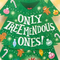 Hallmark Tree-mendous Wishes Pop-Up Christmas Card -Hallmark Gift Shop Evergreen Tree Cartoon PopUp Christmas Card 859XZH1305 03
