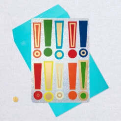Hallmark 16" Exclamation Points Jumbo Congratulations Card -Hallmark Gift Shop Exclamation Points Congratulations Card 999CBG3030 05
