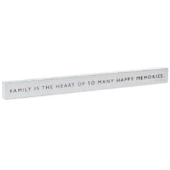 Hallmark Family Is The Heart Wood Quote Sign, 23.5x2