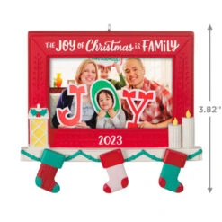 Hallmark Family Joy 2023 Photo Frame Ornament -Hallmark Gift Shop Family Joy 2023 Picture Frame Keepsake Ornament 1599QGO2587 03