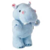 Hallmark Hug 'n' Sing Tootin' Hippo Singing Stuffed Animal With Motion, 10" -Hallmark Gift Shop Farting Hippo Musical Stuffed Animal With Motion 1PSB2193 01
