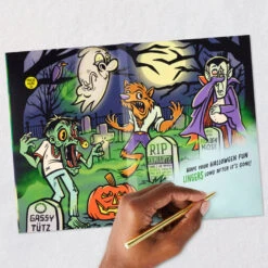 Hallmark Farting Monsters Funny Halloween Card With Sound -Hallmark Gift Shop Farting Monsters Funny Halloween Card With Sound 799HJD7011 07