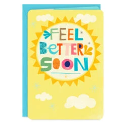 Hallmark 16" Feel Better Soon Sun Jumbo Get Well Card