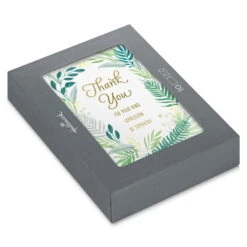 Hallmark Fern Border Sympathy Thank You Notes, Pack Of 10