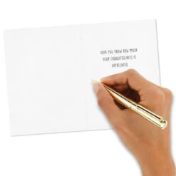 Hallmark Fern Border Sympathy Thank You Notes, Pack Of 10 -Hallmark Gift Shop Fern Leaves Sympathy Blank Thank You Notes Pack 3THK2562 05