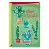 Hallmark Love, Joy And Happiness Spanish-Language Christmas Card -Hallmark Gift Shop Festive Cactus Christmas Card in Spanish 659NXS4049 01