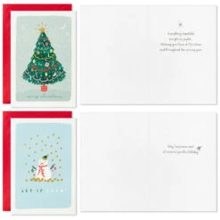 Hallmark Festive Fun Boxed Christmas Cards Assortment, Pack Of 24 -Hallmark Gift Shop Festive Fun Assorted Boxed Christmas Cards 5XPX2462 03