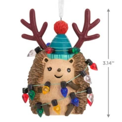 Festive Hedgehog Hallmark Ornament -Hallmark Gift Shop Festive Hedgehog Christmas Ornament 1HGO3077 04