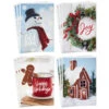Hallmark Winter Cheer Assorted Boxed Christmas Cards, Pack Of 12 -Hallmark Gift Shop Festive Photos Boxed Christmas Cards Assortment 5XPX1344 01