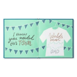 Dad, I Wrote A Book About You Fill-in-the-Blanks Book -Hallmark Gift Shop FillintheBlanks Book for Dad 6956 03