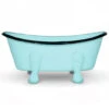 Finchberry Blue Metal Farmhouse Bathtub Soap Dish -Hallmark Gift Shop Finchberry Blue Metal Bathtub Soap Dish 9155BLUE 01