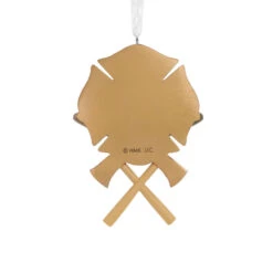 Fire And Rescue Emblem Hallmark Ornament -Hallmark Gift Shop Firefighter Christmas Ornament 1HAJ2096 07