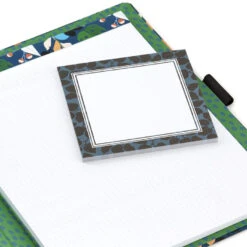 Hallmark Floral Clipboard Folio And Memo Pad Set -Hallmark Gift Shop Floral Folio With Clipboard and 2 Memo Pads 3HWJ2102 04