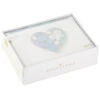 Hallmark Floral Laser Foil Heart Blank Note Cards, Box Of 8 -Hallmark Gift Shop Floral Laser Foil Heart Blank Note Cards 1499THK2105 01