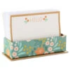 Hallmark Ivory Floral Flat Note Cards In Caddy, Box Of 40 -Hallmark Gift Shop Floral SinglePanel Note Cards With Caddy 3CNT5048 01