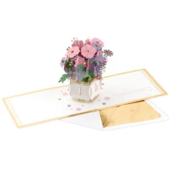 Hallmark Love And Appreciation Flower Bouquet 3D Pop-Up Love Card -Hallmark Gift Shop Flower Bouquet 3D PopUp Love Card 1299LAD2838 02