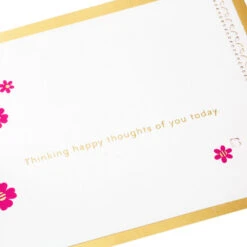 Hallmark Happy Thoughts Flower Bouquet 3D Pop-Up Thinking Of You Card -Hallmark Gift Shop Flower Bouquet 3D PopUp Thinking of You Card 1299LAD9644 05