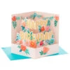 Hallmark Thankful For You 3D Pop-Up Birthday Card -Hallmark Gift Shop Flowers 3D PopUp Birthday Card for Her 699WDR1155 01