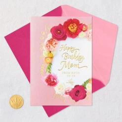 Hallmark Wonderful Mother And Mother-in-Law Birthday Card From Couple -Hallmark Gift Shop Flowers Mother and MotherinLaw Birthday Card From Couple 699FBD7169 06