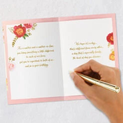 Hallmark Wonderful Mother And Mother-in-Law Birthday Card From Couple -Hallmark Gift Shop Flowers Mother and MotherinLaw Birthday Card From Couple 699FBD7169 07