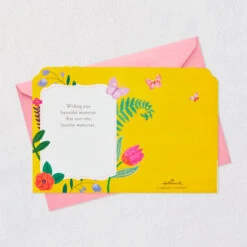 Hallmark Wishing You Beautiful Moments 3D Pop-Up Birthday Card -Hallmark Gift Shop Flowers and Butterflies 3D PopUp Birthday Card 699WDR2041 07