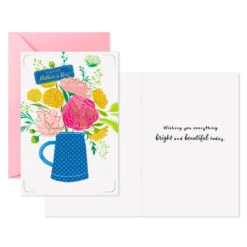 Hallmark Flowers And Teapot Assorted Mother's Day Cards, Pack Of 6 -Hallmark Gift Shop Flowers and Teapot Assorted Mothers Day Cards 699MBC1002 02