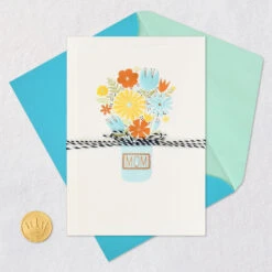 Hallmark You're Loved And Appreciated Birthday Card For Mom -Hallmark Gift Shop Flowers in Mason Jar Birthday Card for Mom 699FBD7097 06