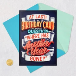 Hallmark Any Other Questions Funny Pop-Up Birthday Card With Sound -Hallmark Gift Shop Flushing Toilet Birthday Card With Sound 899ARH1586 05