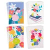 Hallmark Assorted Folk-Art Floral Blank Cards, Pack Of 12 -Hallmark Gift Shop FolkArt Floral Cards Assortment 3EDX1182 01