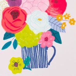 Hallmark Assorted Folk-Art Floral Blank Cards, Pack Of 12 -Hallmark Gift Shop FolkArt Floral Cards Assortment 3EDX1182 05