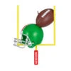 Hallmark Football Star 2023 Ornament -Hallmark Gift Shop Football Goal Post and Helmet Keepsake Ornament 1399QGO2707 01