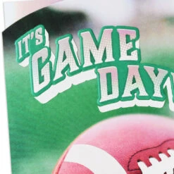 Hallmark Hope You Feel The Game Day Love Birthday Card -Hallmark Gift Shop Football on Field Birthday Card 699HBD4635 04
