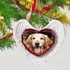 Hallmark Forever Loved Memorial Heart And Angel Wings Photo Personalized Ornament -Hallmark Gift Shop Forever Loved Memorial Heart and Angel Wings Photo Personalized Keepsake Ornament 2499QHE2119B2 02