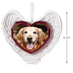 Hallmark Forever Loved Memorial Heart And Angel Wings Photo Personalized Ornament -Hallmark Gift Shop Forever Loved Memorial Heart and Angel Wings Photo Personalized Keepsake Ornament 2499QHE2119B2 03