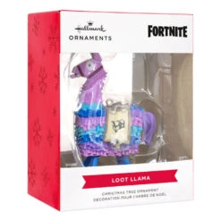 Fortnite Loot Llama Hallmark Ornament -Hallmark Gift Shop Fortnite Loot Llama Christmas Ornament 2HCM9062 04