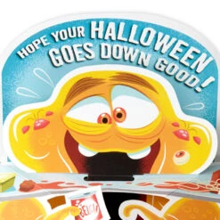 Hallmark Open At Your Own Risk Funny Pop-Up Halloween Card With Sound -Hallmark Gift Shop Fridge Monster Funny PopUp Halloween Card With Sound 899HJD7051 02