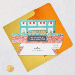 Hallmark Friends The One Where We Celebrate Pop-Up Card -Hallmark Gift Shop Friends Central Perk Coffee Shop and Couch Card 5RZW1204 06