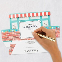 Hallmark Friends The One Where We Celebrate Pop-Up Card -Hallmark Gift Shop Friends Central Perk Coffee Shop and Couch Card 5RZW1204 07